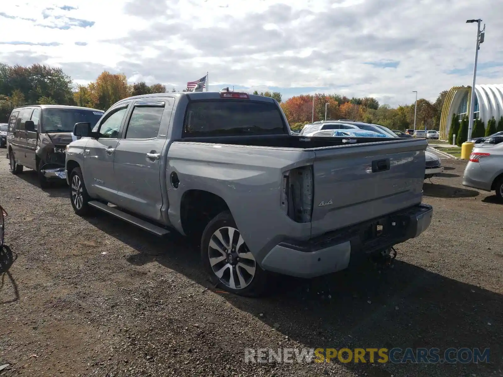 3 Photograph of a damaged car 5TFHY5F15LX917682 TOYOTA TUNDRA 2020