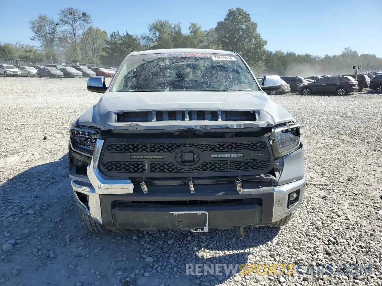 5 Photograph of a damaged car 5TFHY5F15LX926480 TOYOTA TUNDRA 2020
