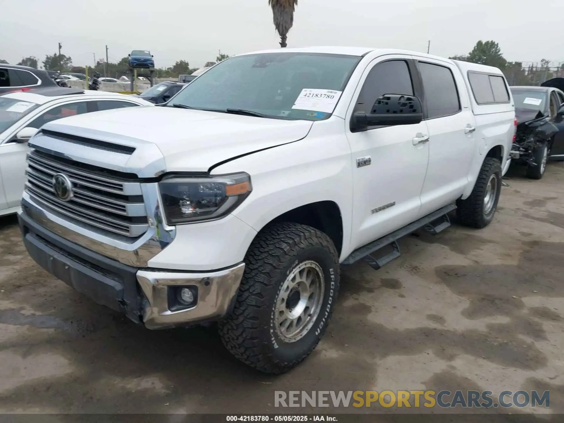 2 Photograph of a damaged car 5TFHY5F16LX917738 TOYOTA TUNDRA 2020