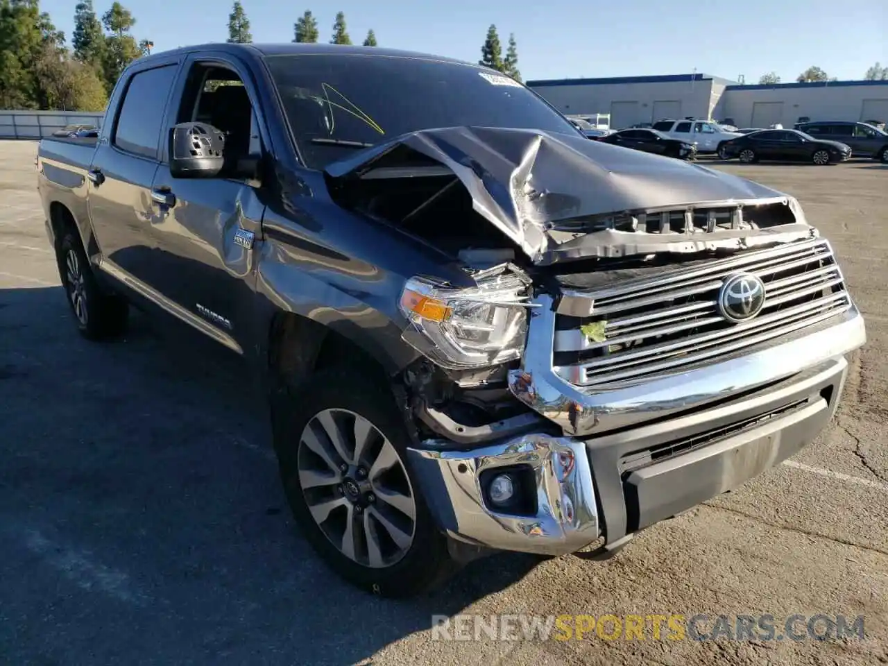 1 Photograph of a damaged car 5TFHY5F16LX926259 TOYOTA TUNDRA 2020