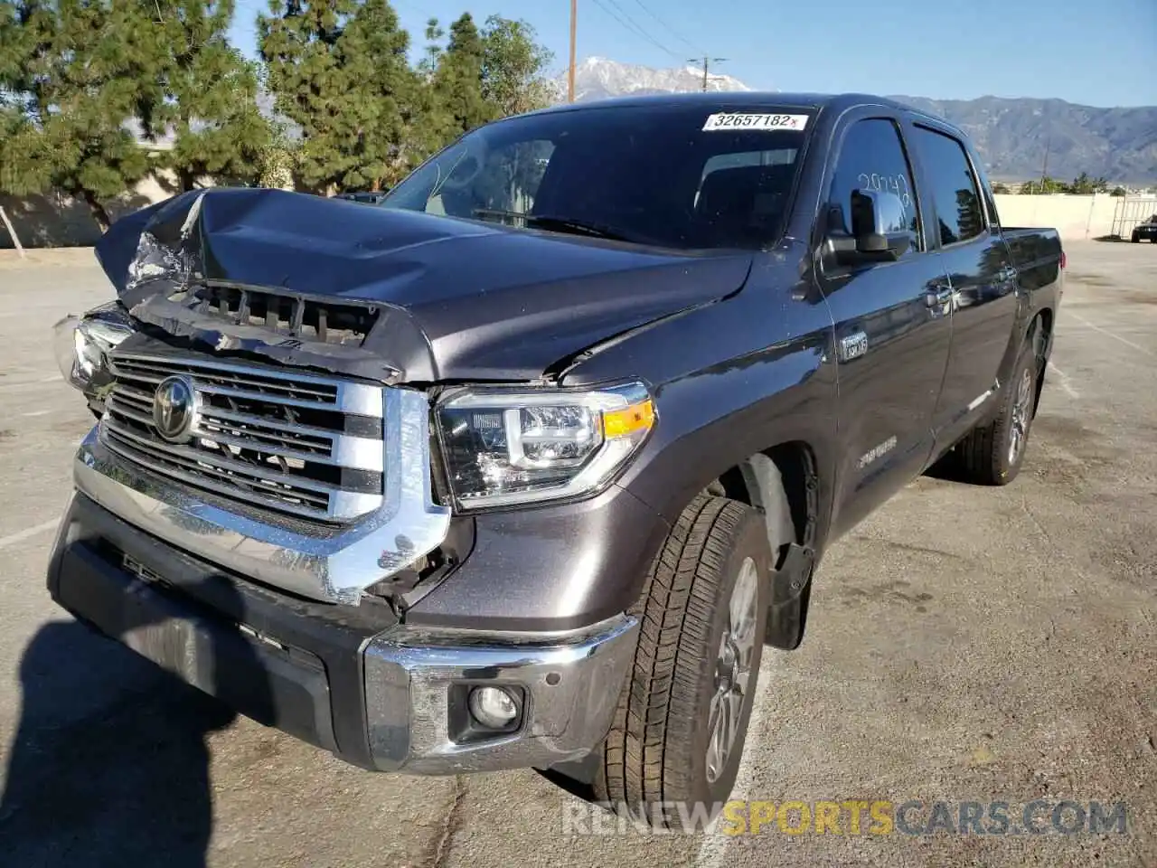 2 Photograph of a damaged car 5TFHY5F16LX926259 TOYOTA TUNDRA 2020