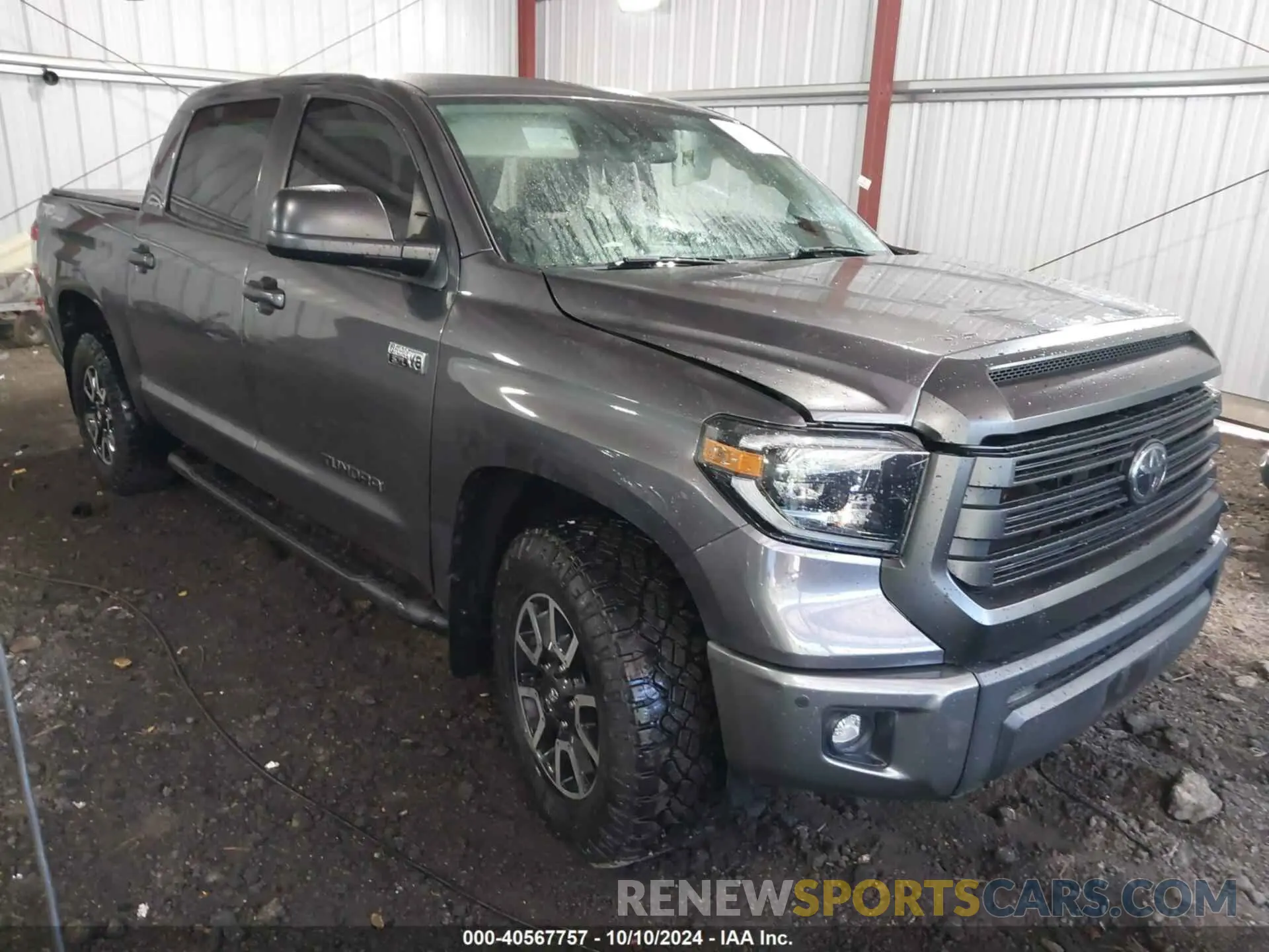 1 Photograph of a damaged car 5TFHY5F17LX891781 TOYOTA TUNDRA 2020