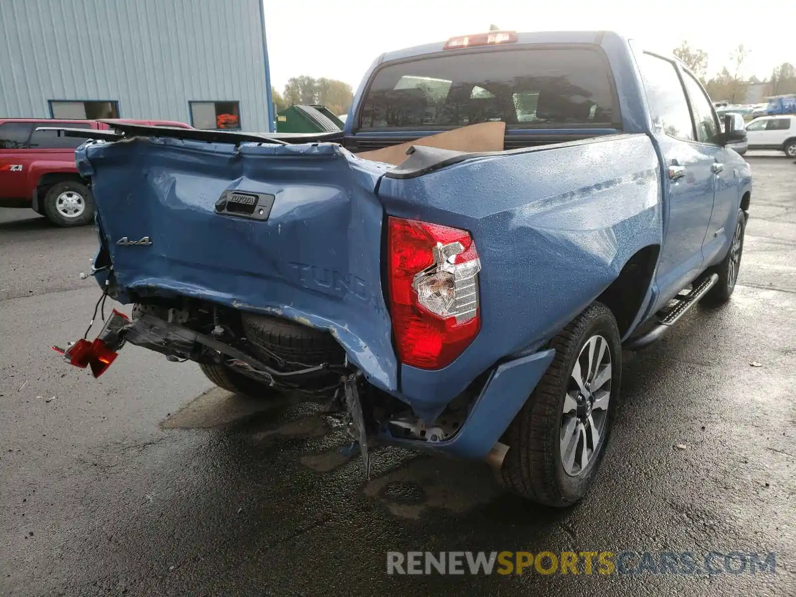 4 Photograph of a damaged car 5TFHY5F17LX905789 TOYOTA TUNDRA 2020