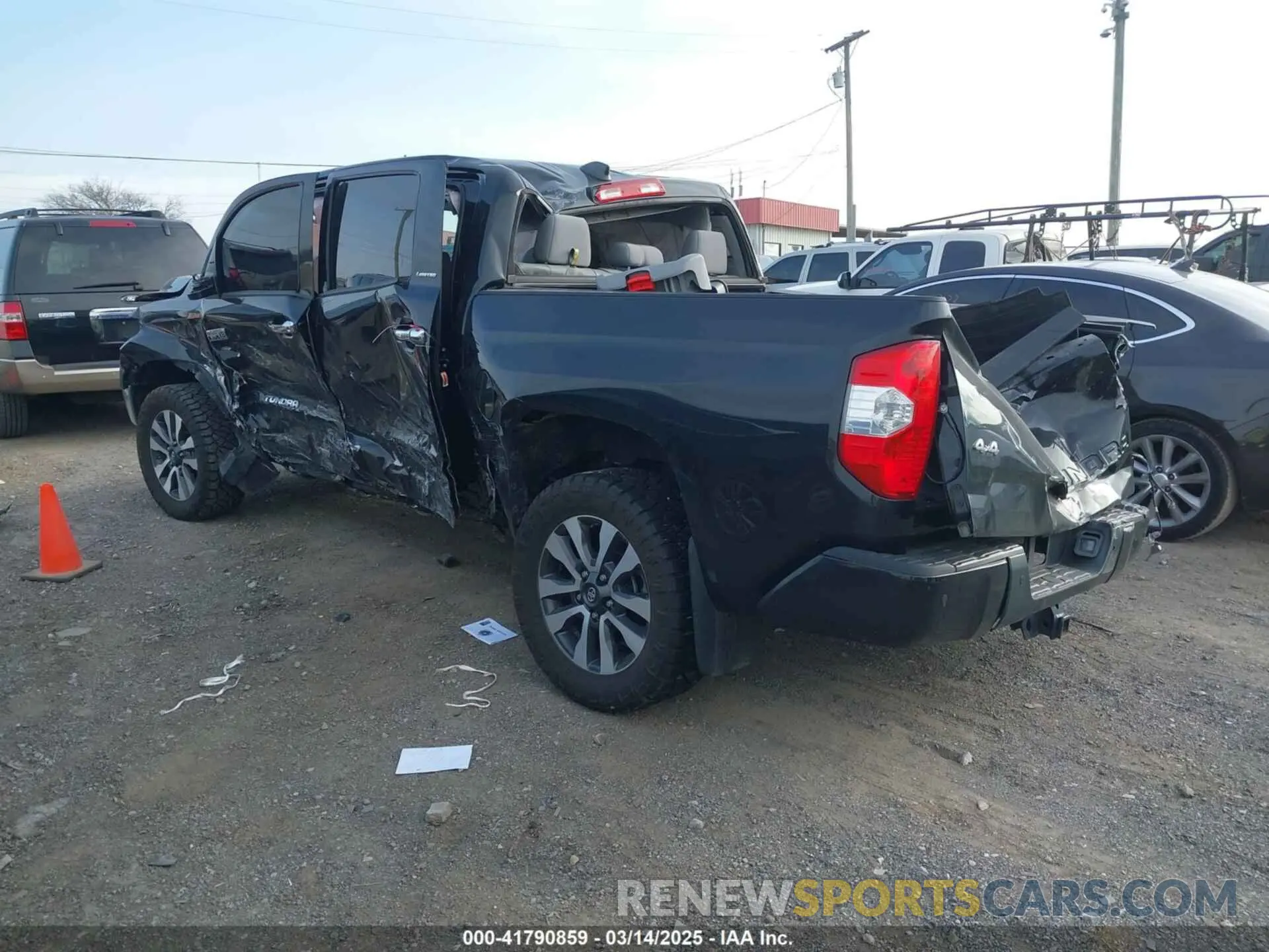 3 Photograph of a damaged car 5TFHY5F17LX908160 TOYOTA TUNDRA 2020