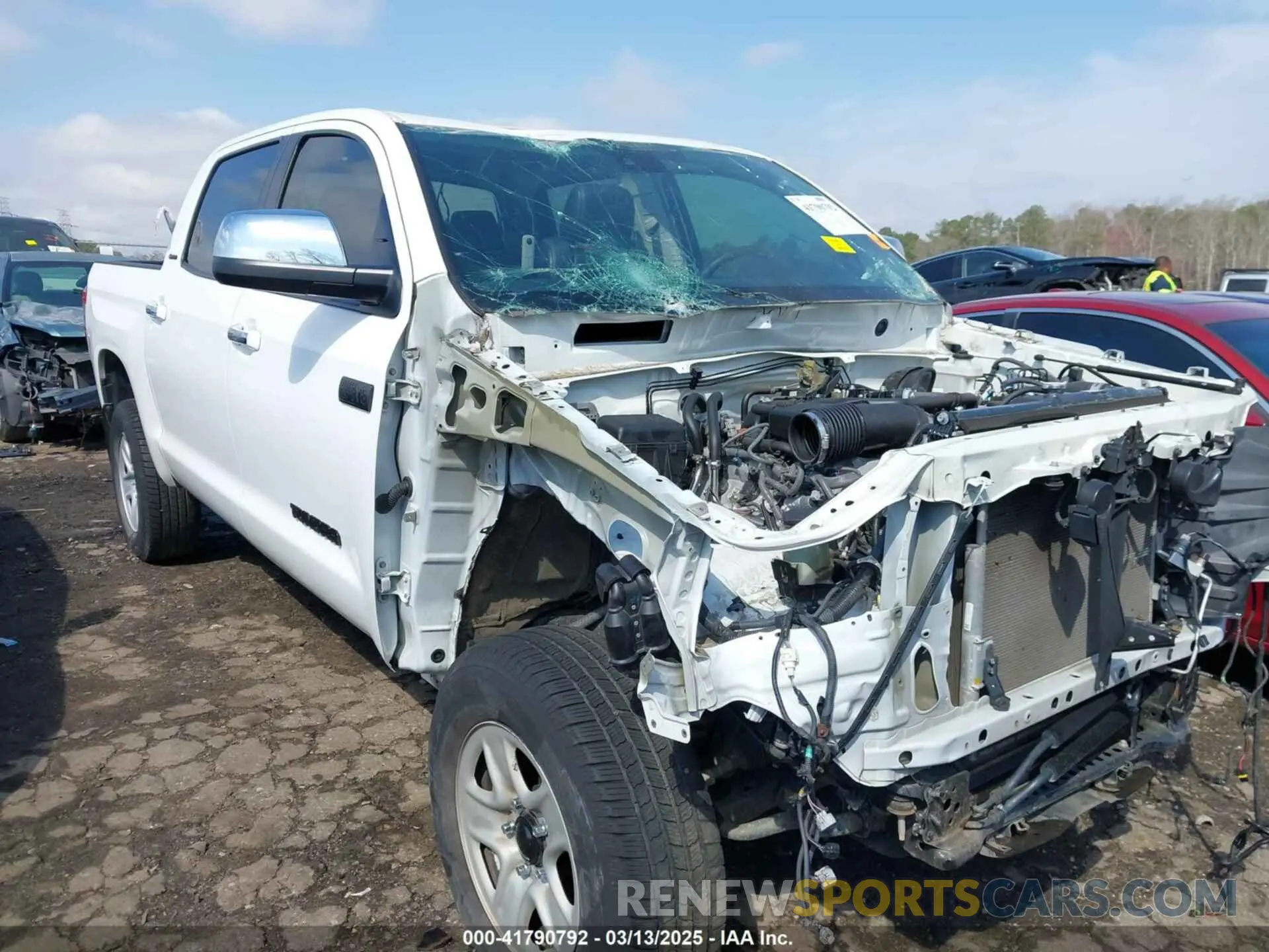 1 Photograph of a damaged car 5TFHY5F18LX888243 TOYOTA TUNDRA 2020