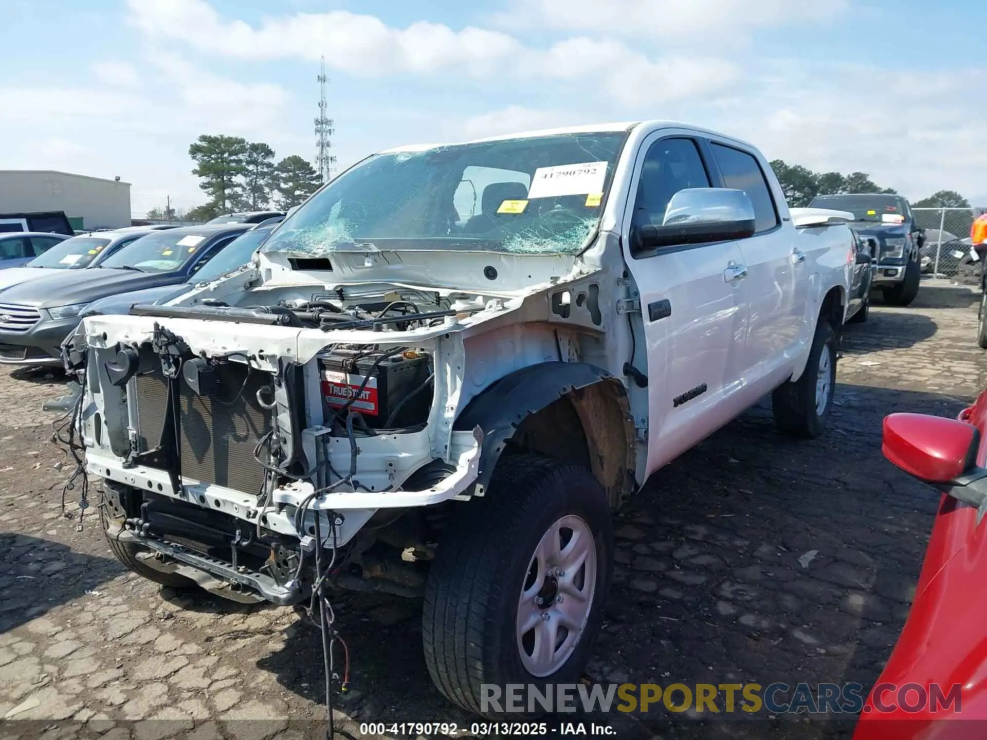 2 Photograph of a damaged car 5TFHY5F18LX888243 TOYOTA TUNDRA 2020