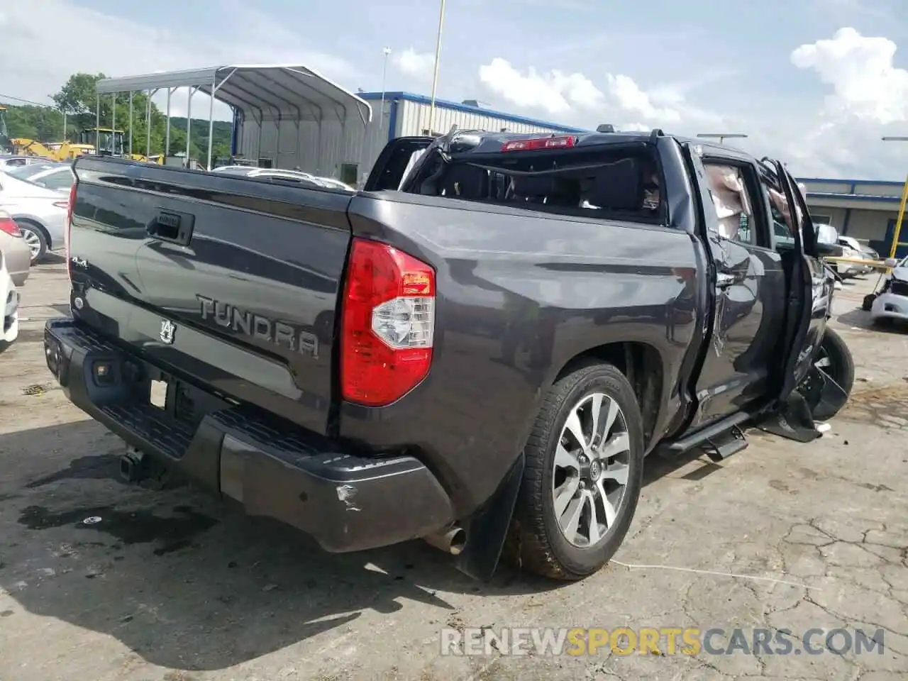 4 Photograph of a damaged car 5TFHY5F18LX898982 TOYOTA TUNDRA 2020