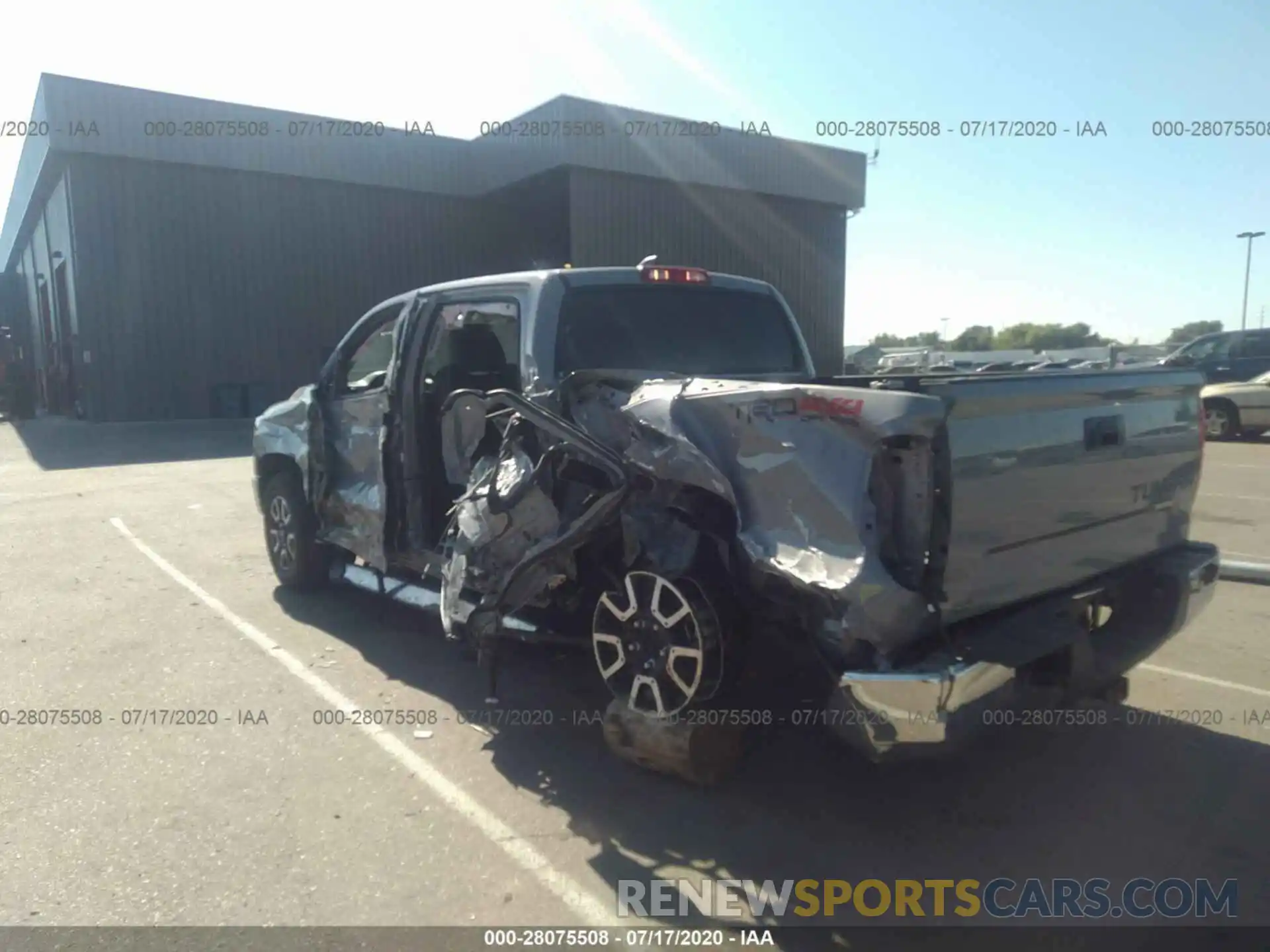 3 Photograph of a damaged car 5TFHY5F18LX918373 TOYOTA TUNDRA 2020