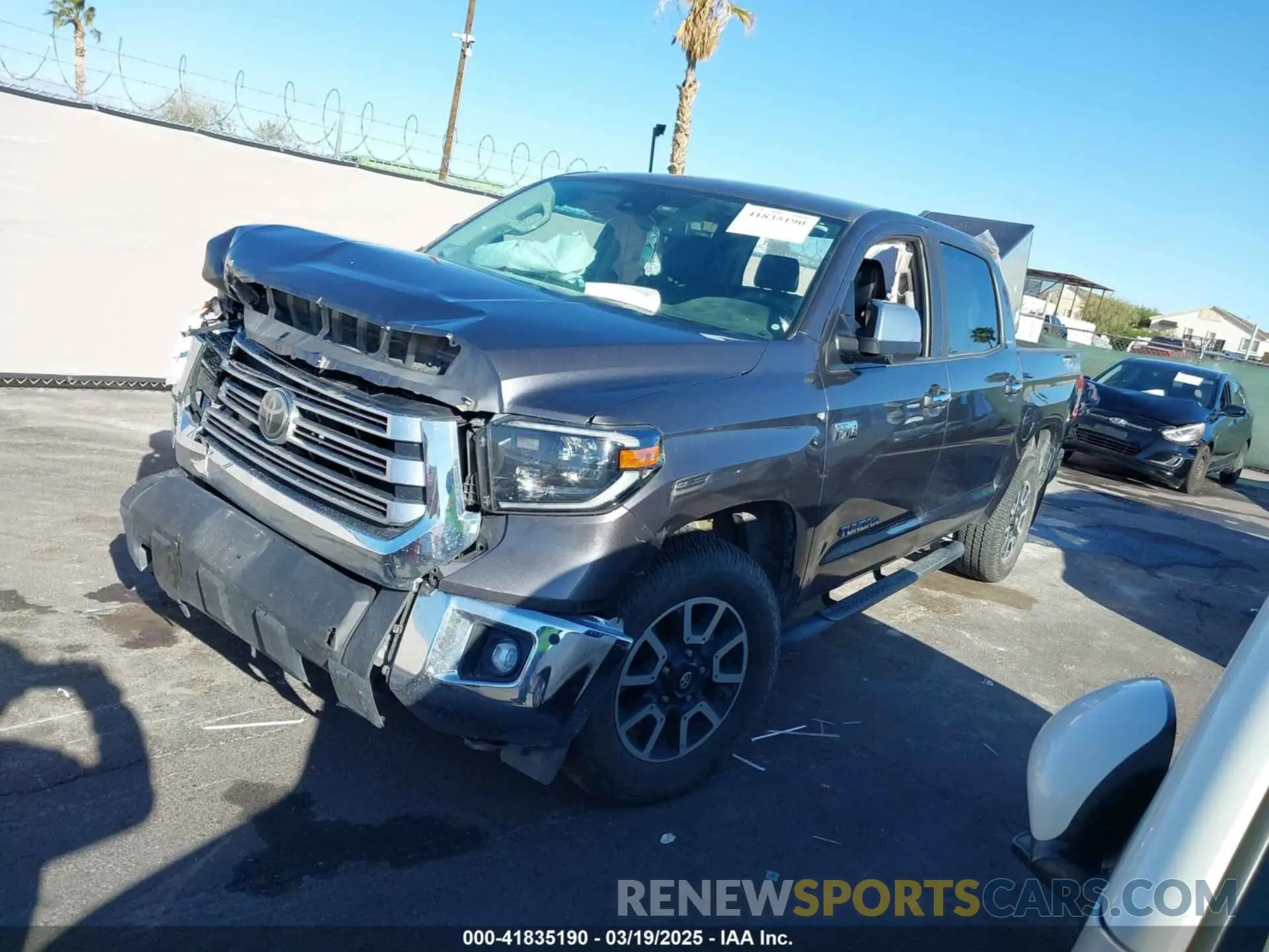 13 Photograph of a damaged car 5TFHY5F18LX948800 TOYOTA TUNDRA 2020