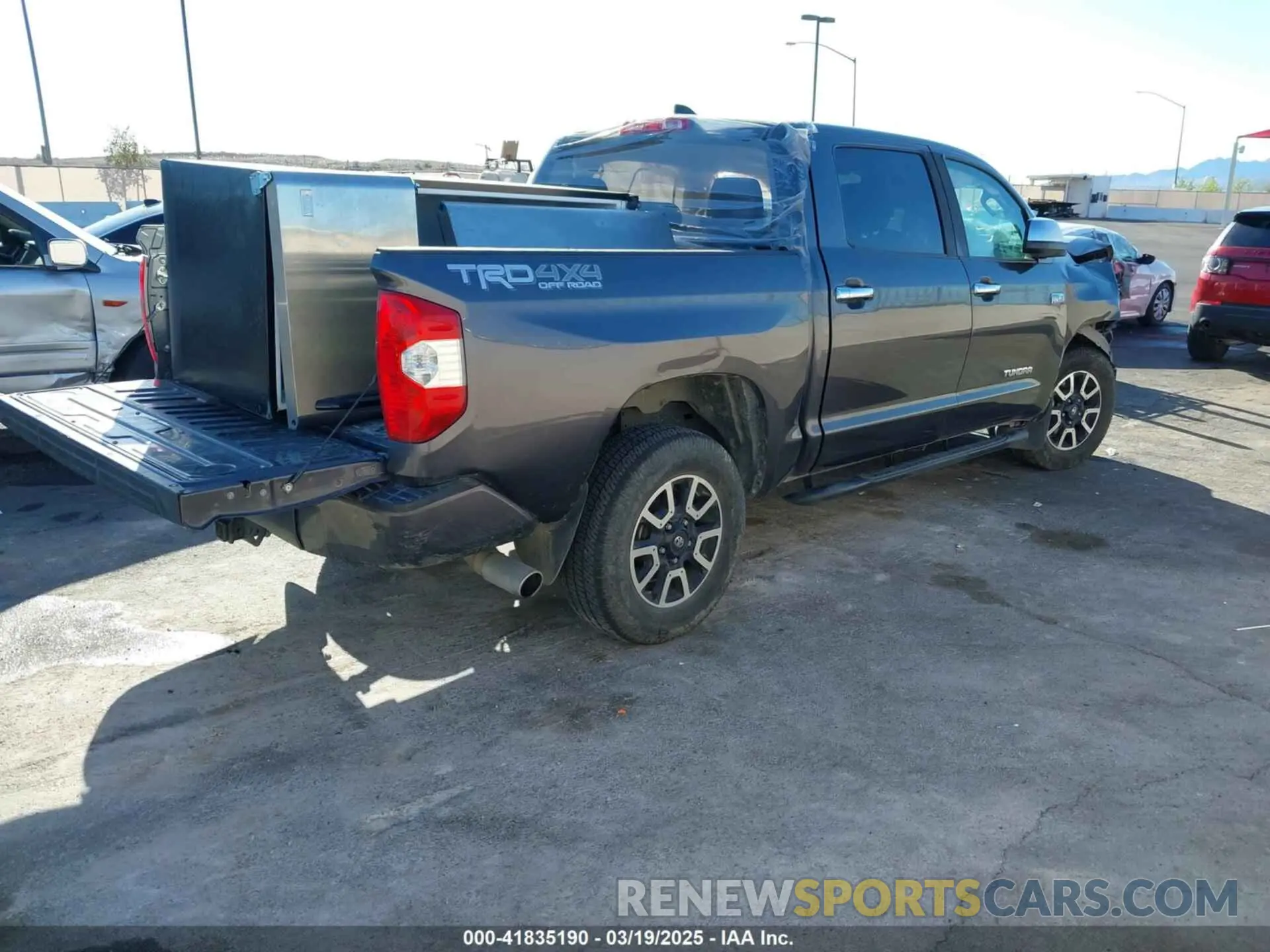 4 Photograph of a damaged car 5TFHY5F18LX948800 TOYOTA TUNDRA 2020