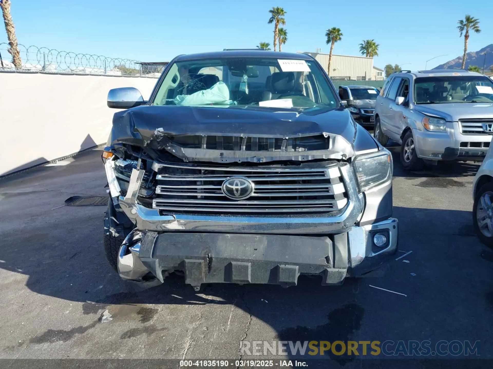 6 Photograph of a damaged car 5TFHY5F18LX948800 TOYOTA TUNDRA 2020