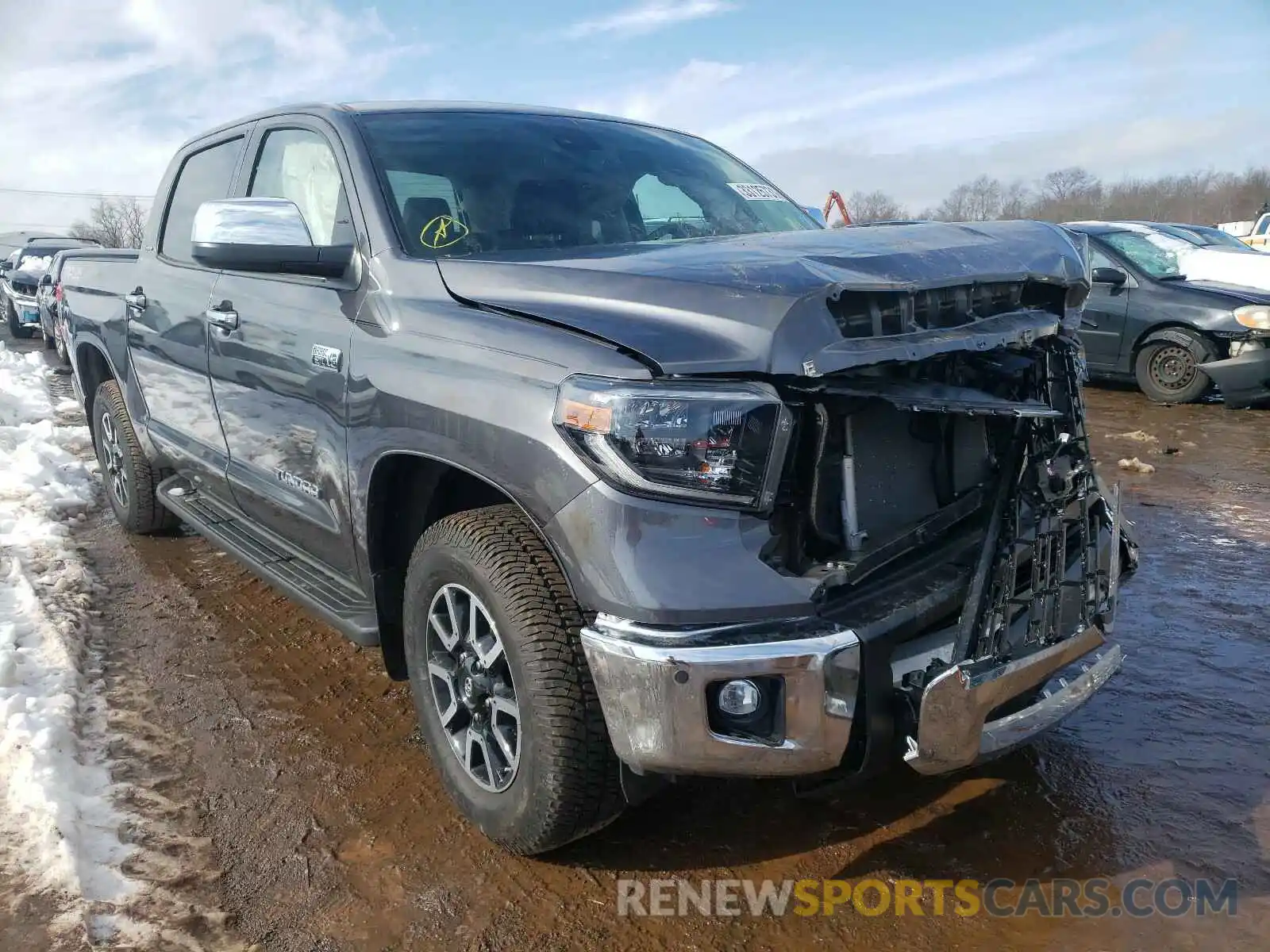 1 Photograph of a damaged car 5TFHY5F19LX906359 TOYOTA TUNDRA 2020