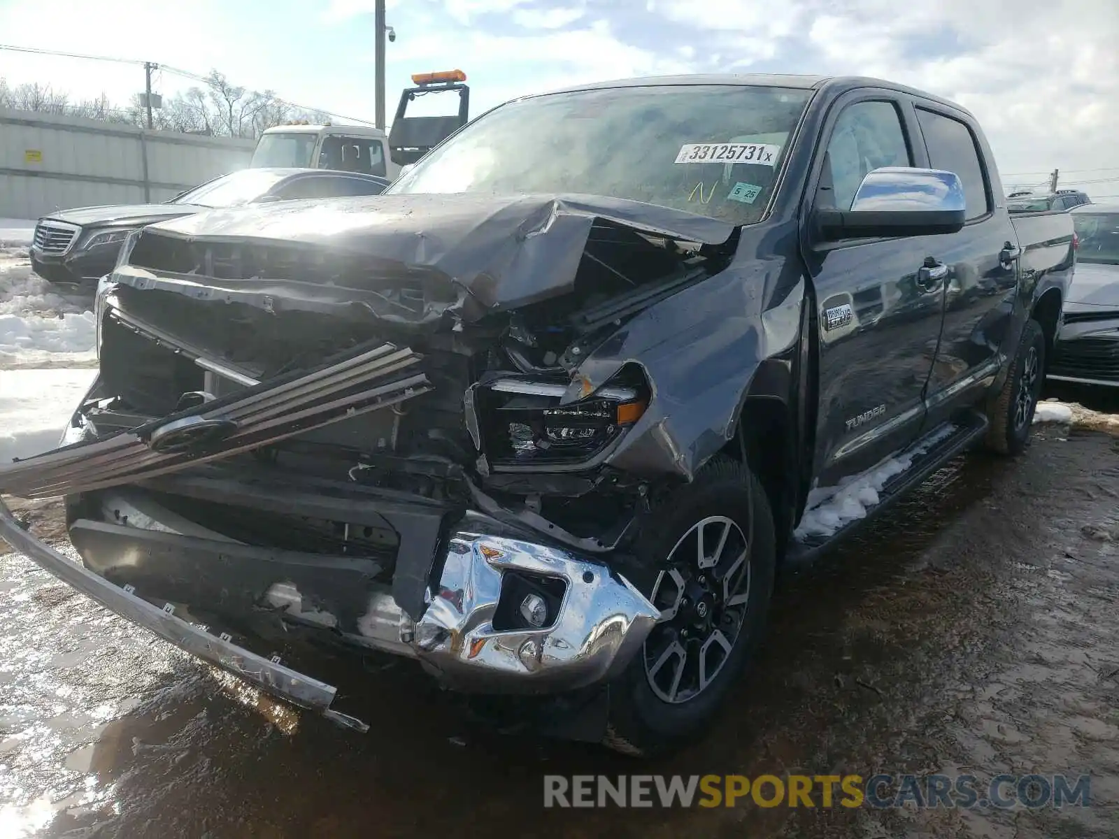 2 Photograph of a damaged car 5TFHY5F19LX906359 TOYOTA TUNDRA 2020