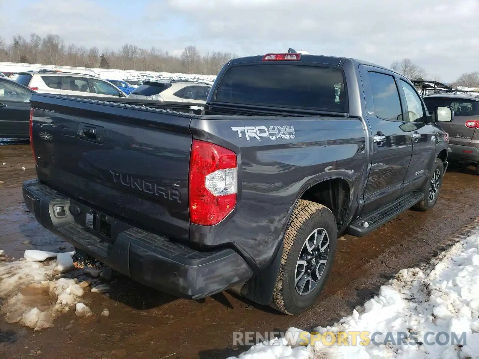 4 Photograph of a damaged car 5TFHY5F19LX906359 TOYOTA TUNDRA 2020