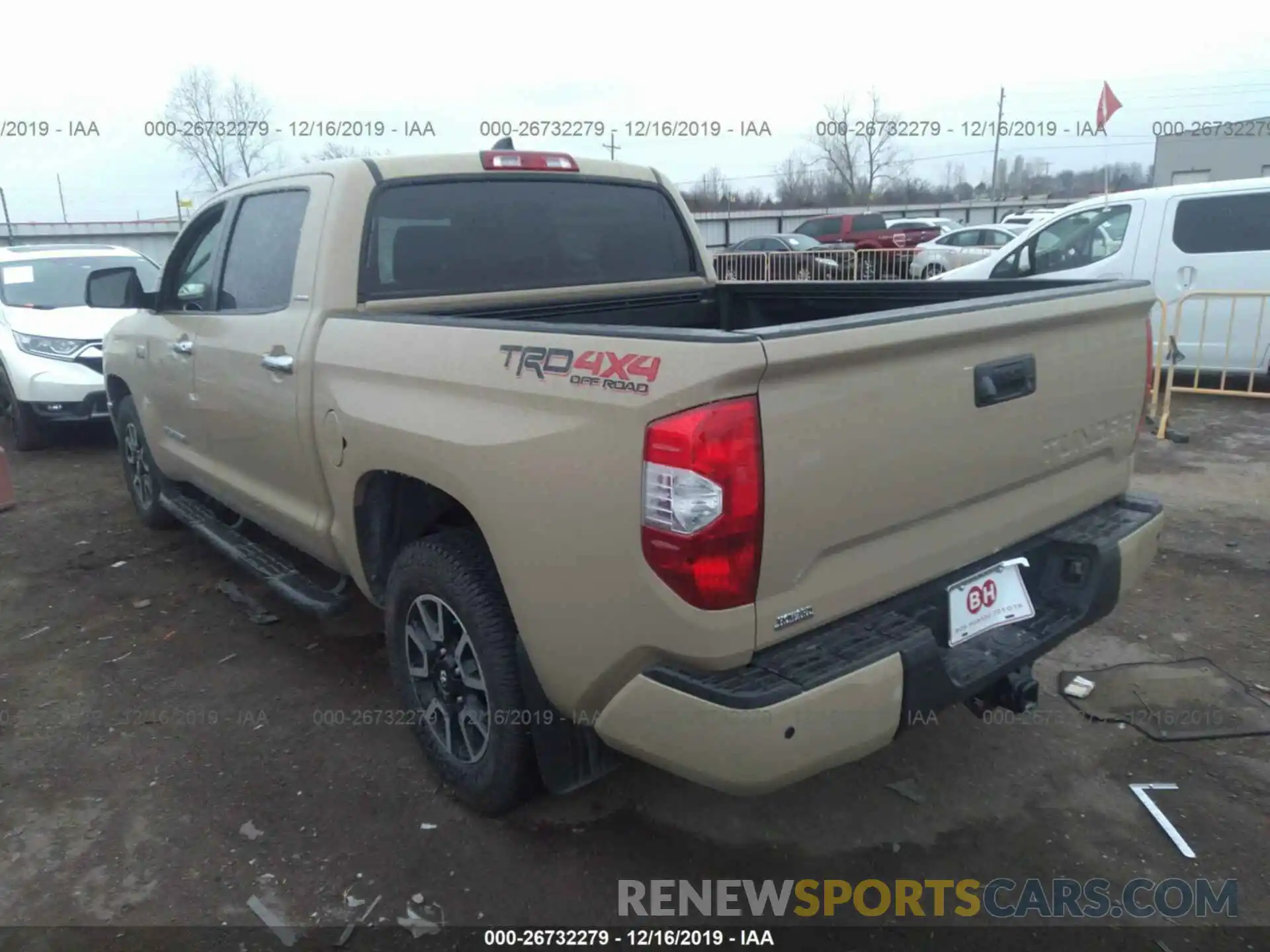 3 Photograph of a damaged car 5TFHY5F1XLX876448 TOYOTA TUNDRA 2020