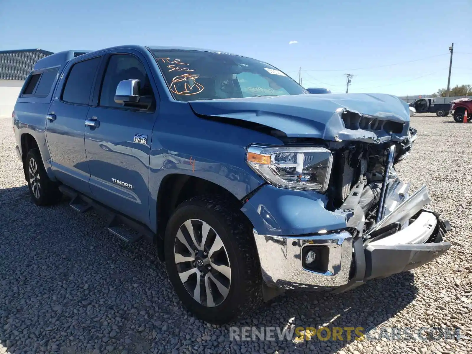 1 Photograph of a damaged car 5TFHY5F1XLX931352 TOYOTA TUNDRA 2020