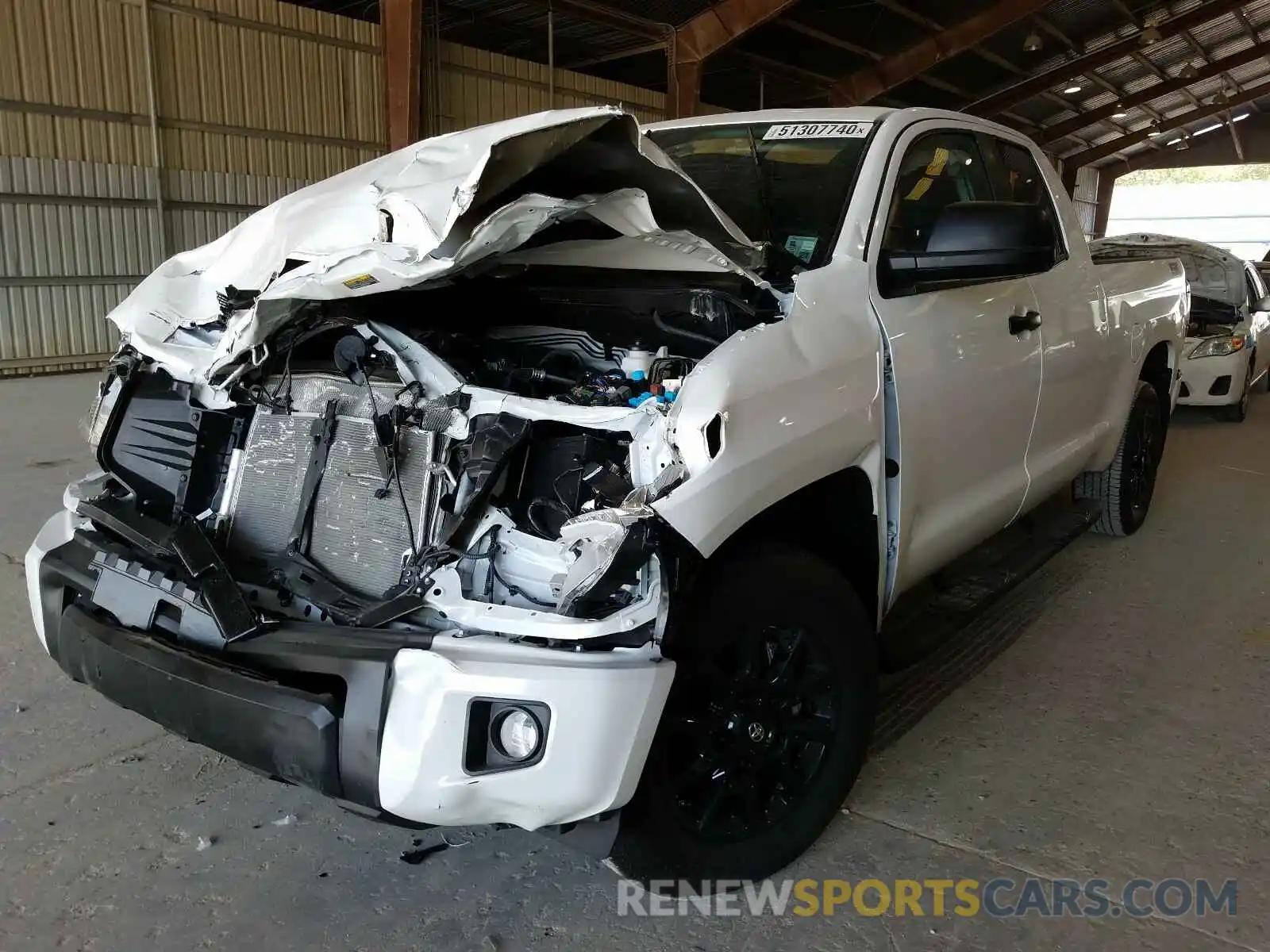 2 Photograph of a damaged car 5TFRY5F12LX265768 TOYOTA TUNDRA 2020