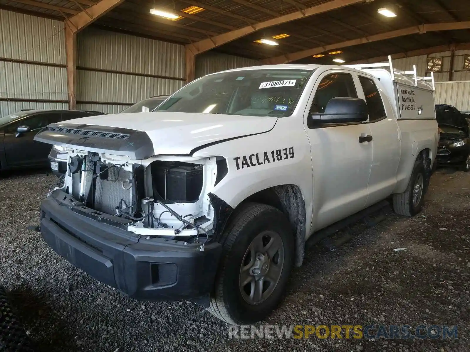 2 Photograph of a damaged car 5TFRY5F13LX268436 TOYOTA TUNDRA 2020