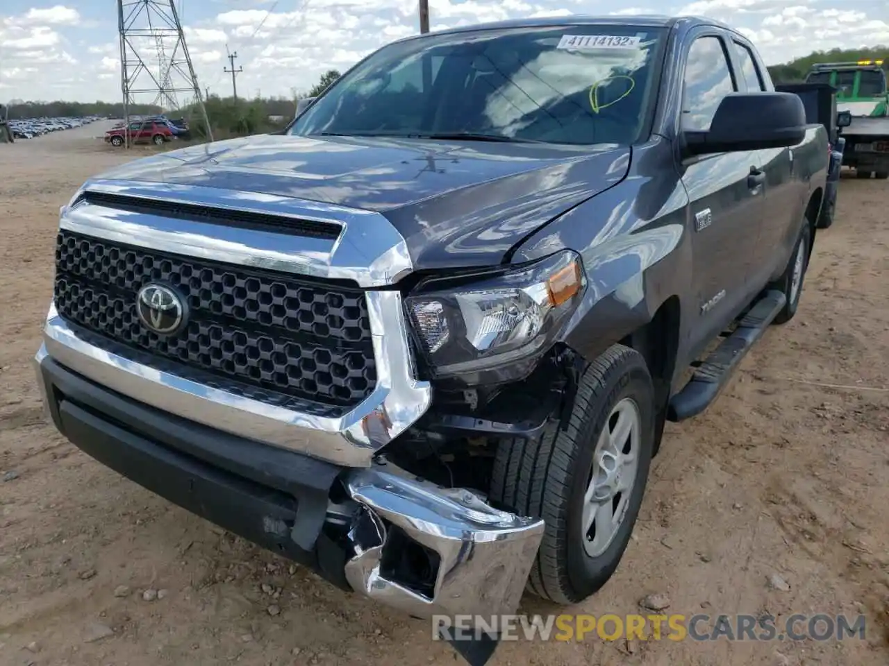 2 Photograph of a damaged car 5TFRY5F14LX268624 TOYOTA TUNDRA 2020