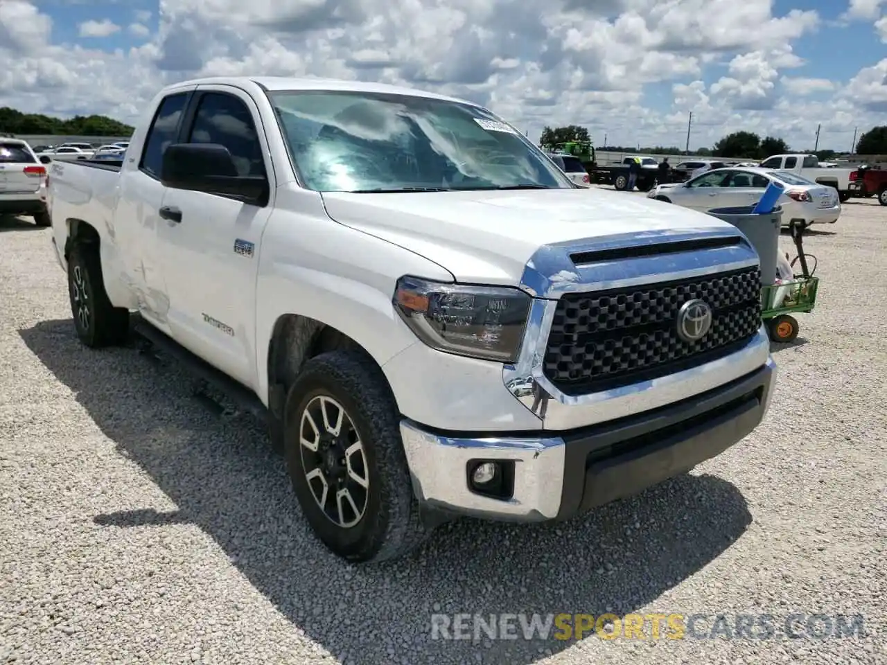 1 Photograph of a damaged car 5TFRY5F15LX259639 TOYOTA TUNDRA 2020