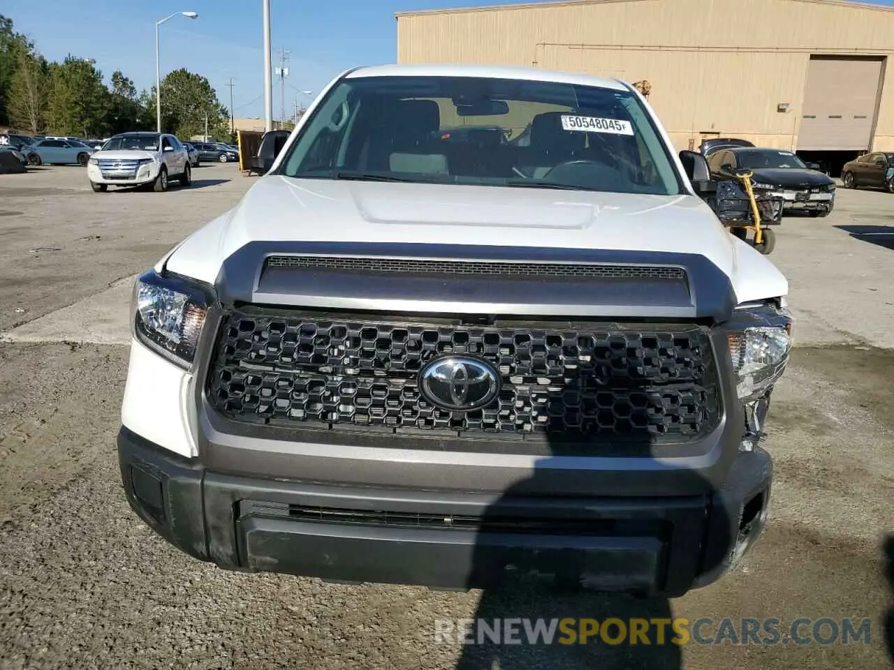 5 Photograph of a damaged car 5TFRY5F16LX271654 TOYOTA TUNDRA 2020