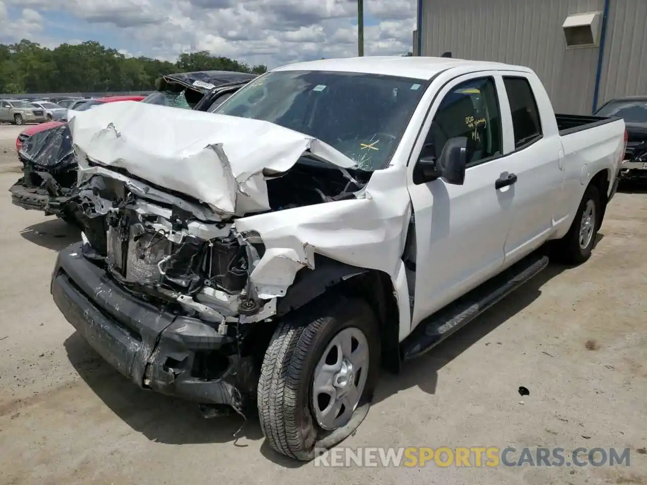 2 Photograph of a damaged car 5TFRY5F18LX265161 TOYOTA TUNDRA 2020