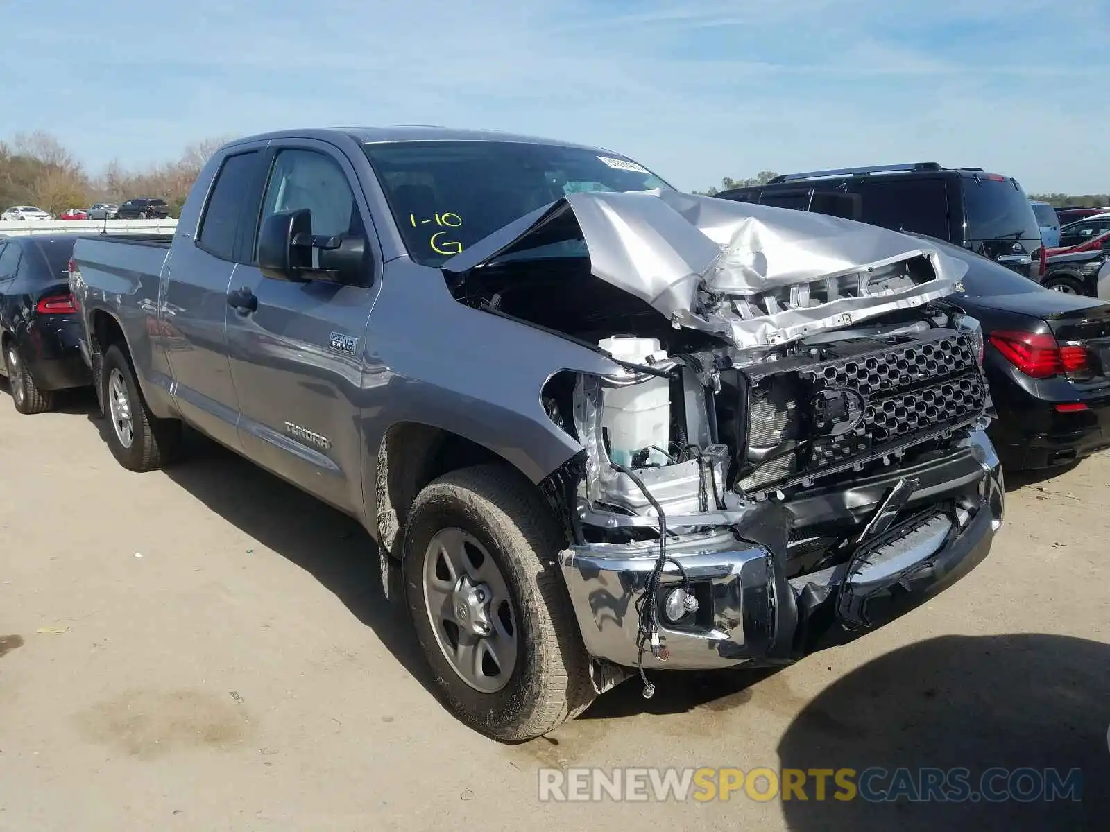 1 Photograph of a damaged car 5TFRY5F18LX267251 TOYOTA TUNDRA 2020