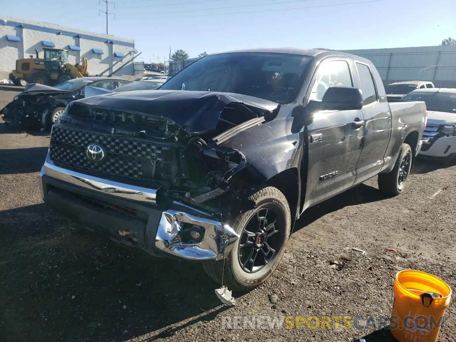 2 Photograph of a damaged car 5TFRY5F18LX267993 TOYOTA TUNDRA 2020