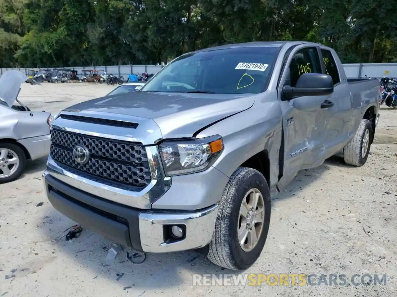 2 Photograph of a damaged car 5TFRY5F19LX258445 TOYOTA TUNDRA 2020