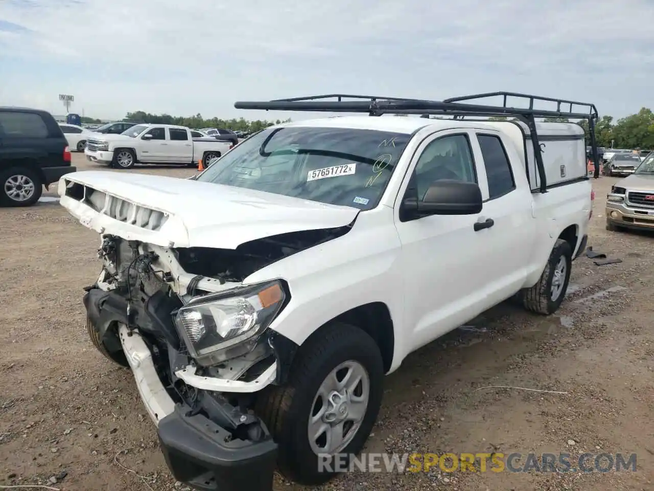 2 Photograph of a damaged car 5TFRY5F19LX262527 TOYOTA TUNDRA 2020