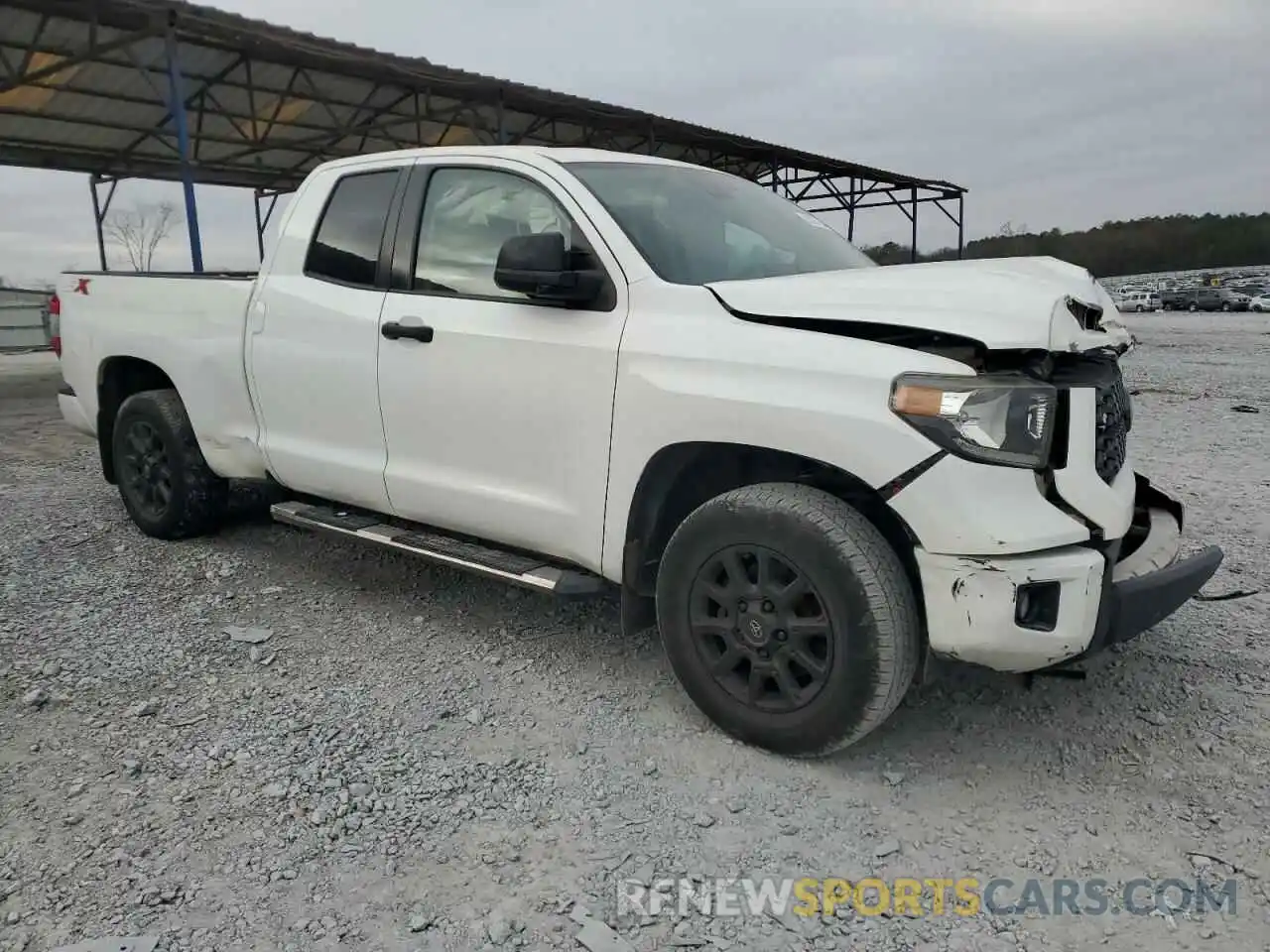 4 Photograph of a damaged car 5TFRY5F19LX266805 TOYOTA TUNDRA 2020