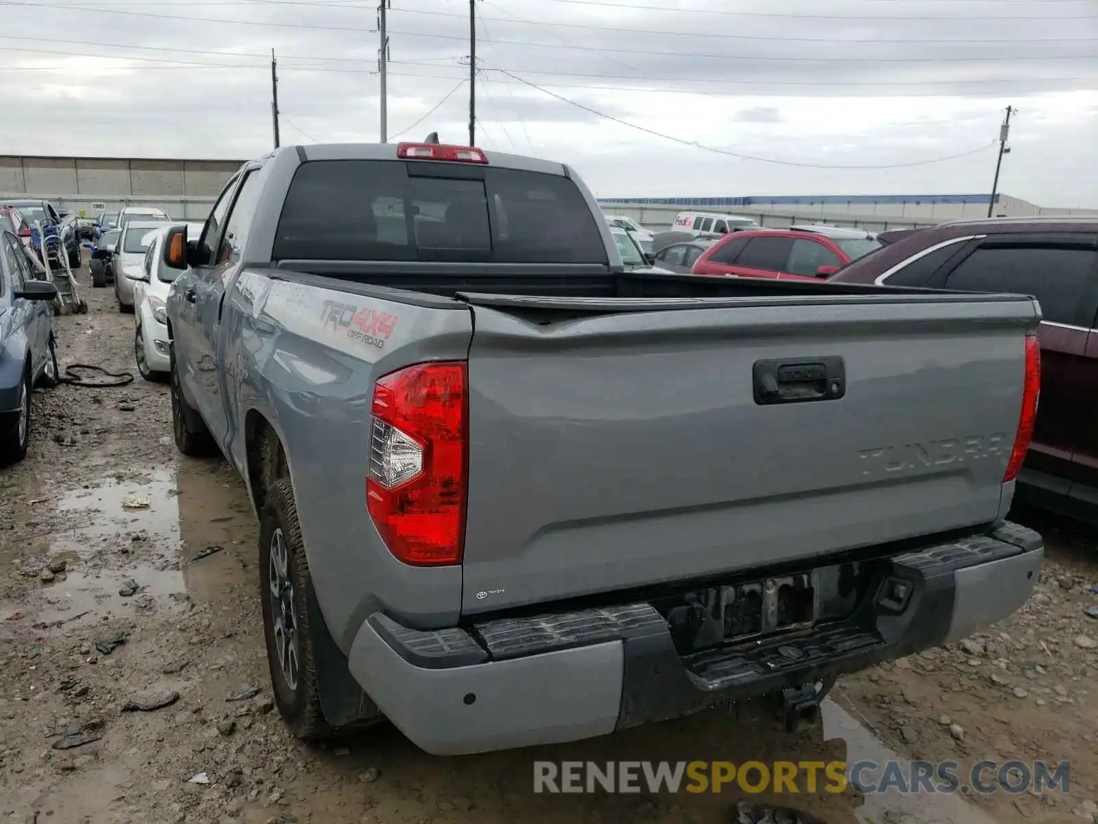 3 Photograph of a damaged car 5TFUY5F11LX879222 TOYOTA TUNDRA 2020