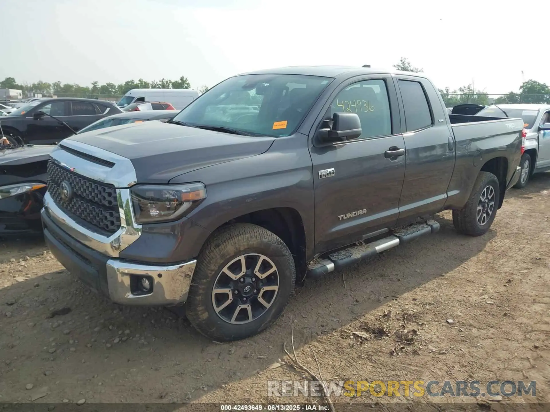 2 Photograph of a damaged car 5TFUY5F14LX947433 TOYOTA TUNDRA 2020