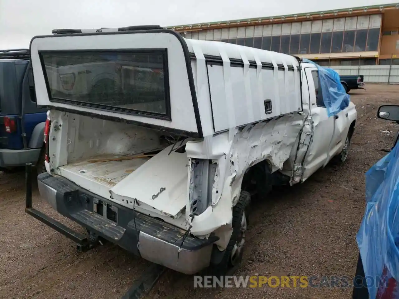 4 Photograph of a damaged car 5TFUY5F15LX873827 TOYOTA TUNDRA 2020