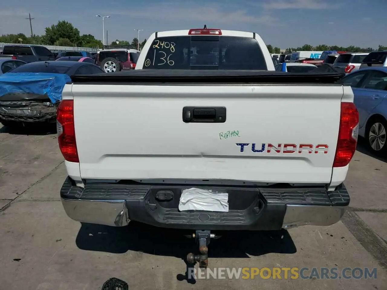6 Photograph of a damaged car 5TFUY5F15LX941754 TOYOTA TUNDRA 2020