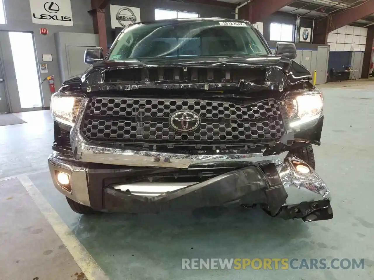 9 Photograph of a damaged car 5TFUY5F16LX872282 TOYOTA TUNDRA 2020