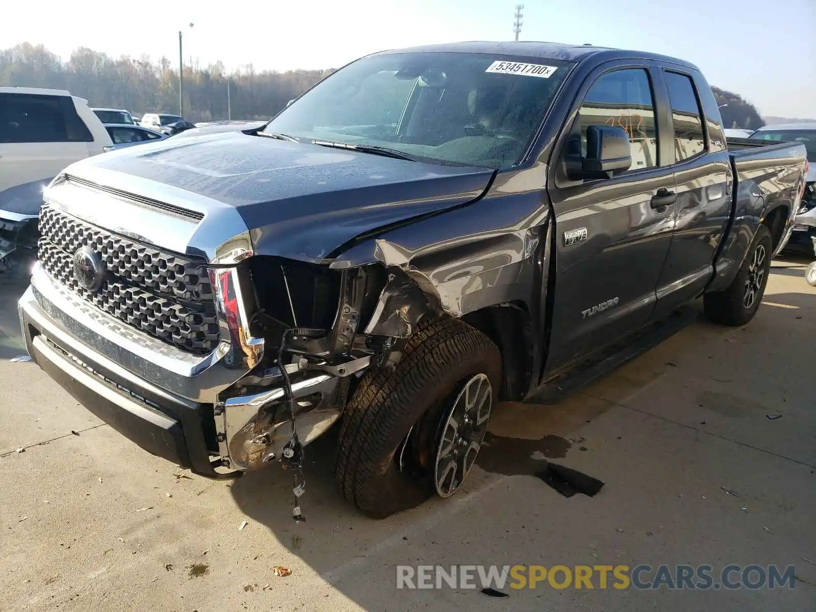 2 Photograph of a damaged car 5TFUY5F16LX921903 TOYOTA TUNDRA 2020