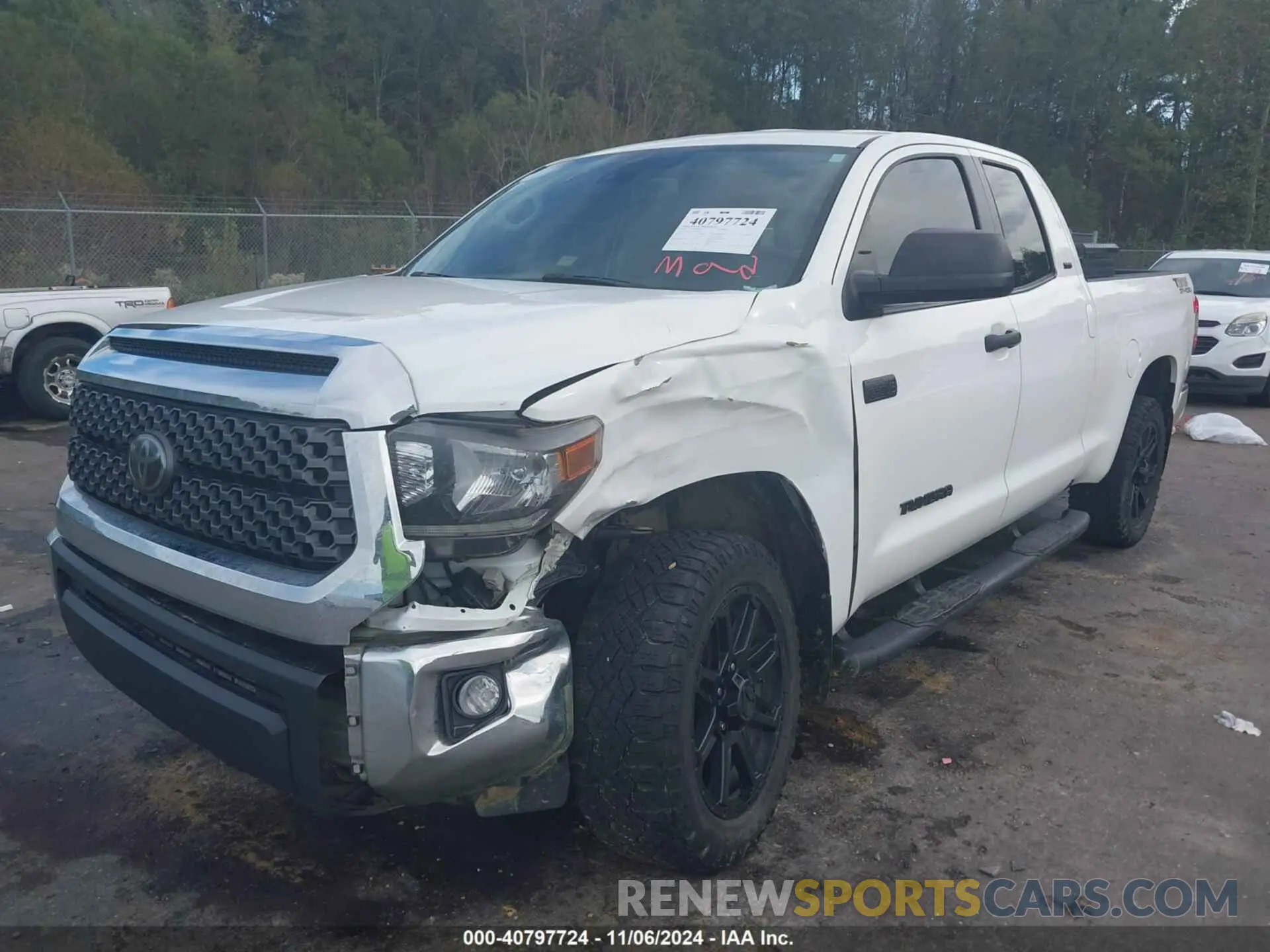 6 Photograph of a damaged car 5TFUY5F17LX910327 TOYOTA TUNDRA 2020