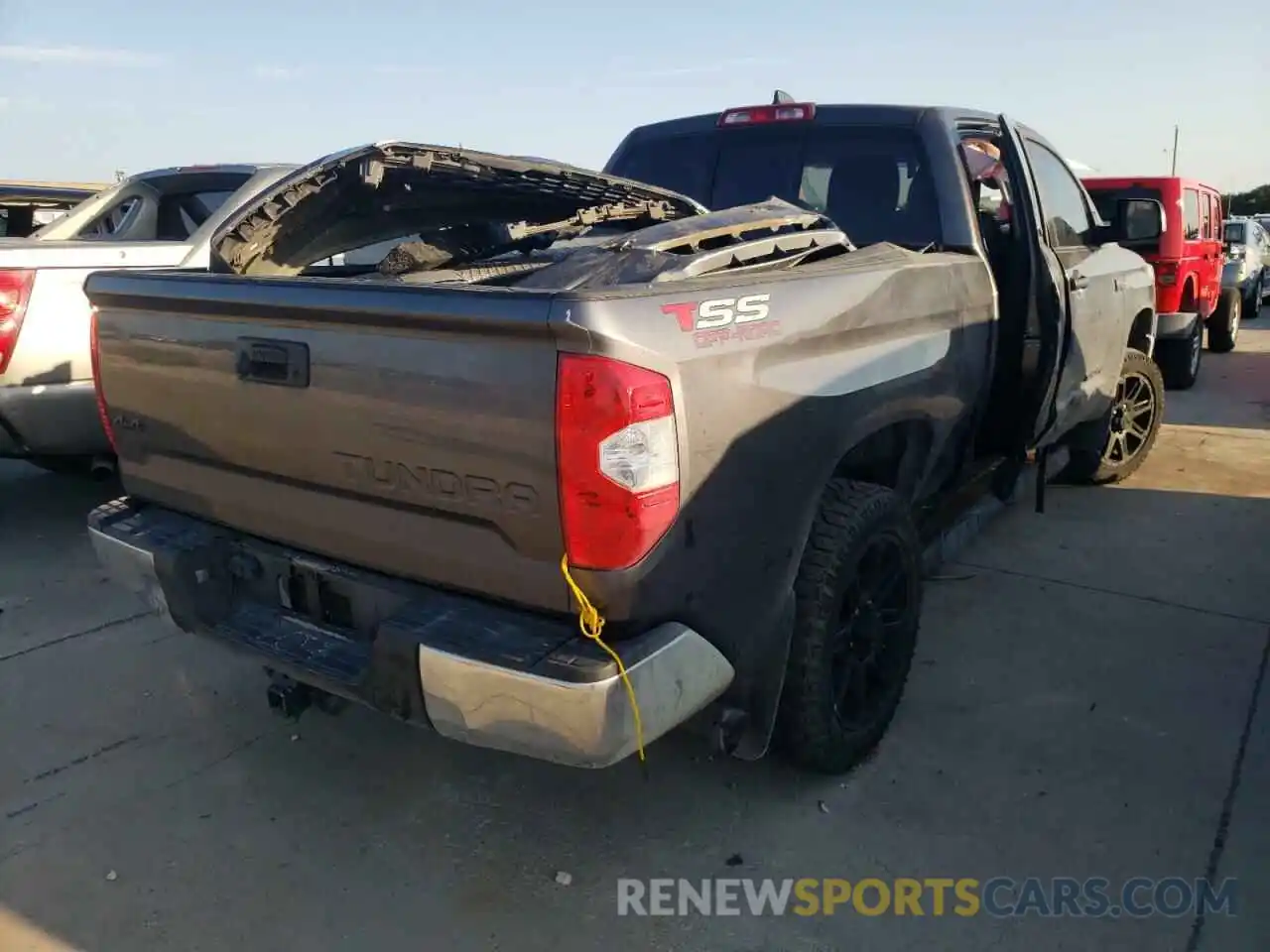 4 Photograph of a damaged car 5TFUY5F19LX888170 TOYOTA TUNDRA 2020