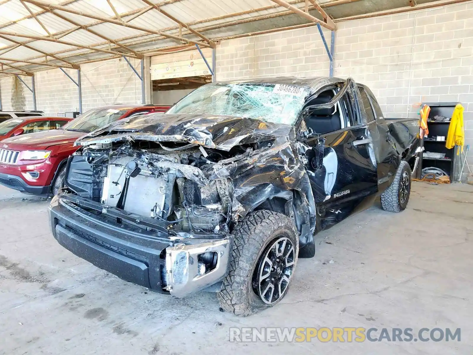 2 Photograph of a damaged car 5TFUY5F19LX905727 TOYOTA TUNDRA 2020