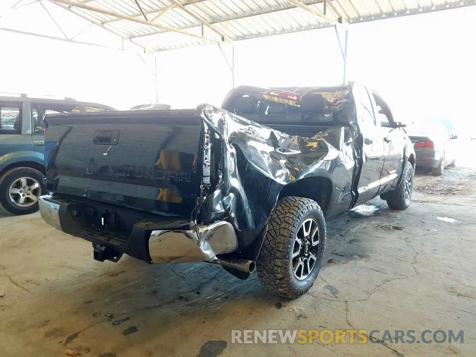 4 Photograph of a damaged car 5TFUY5F19LX905727 TOYOTA TUNDRA 2020