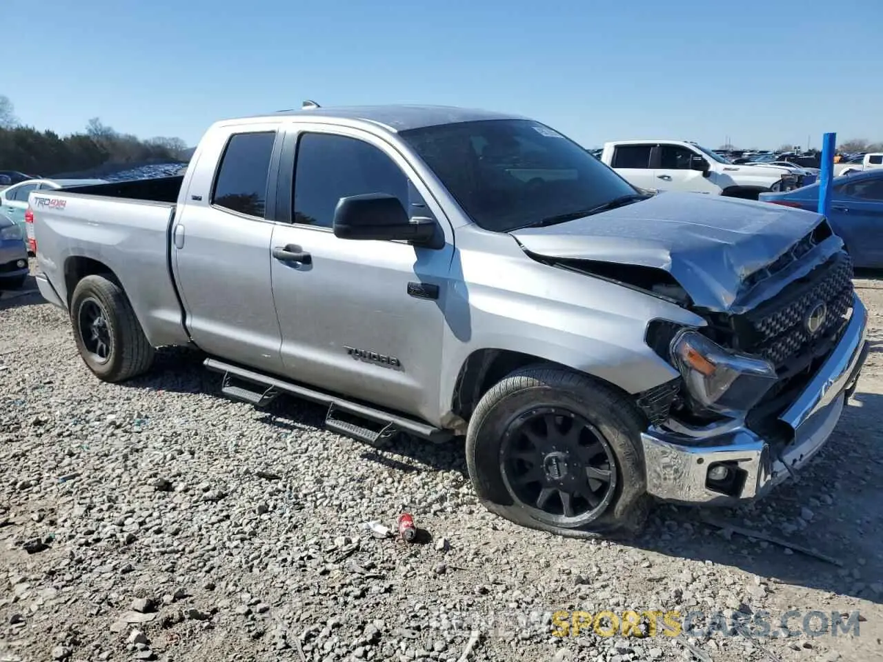 4 Photograph of a damaged car 5TFUY5F19LX926576 TOYOTA TUNDRA 2020