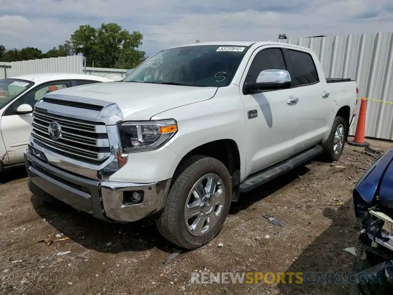 2 Photograph of a damaged car 5TFAY5F12MX028101 TOYOTA TUNDRA 2021