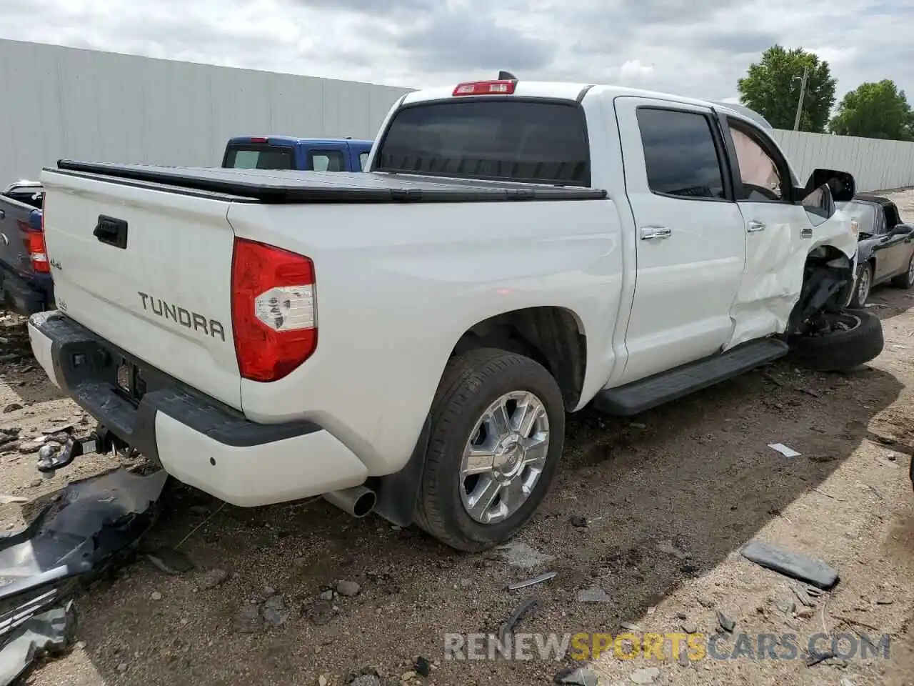 4 Photograph of a damaged car 5TFAY5F12MX028101 TOYOTA TUNDRA 2021