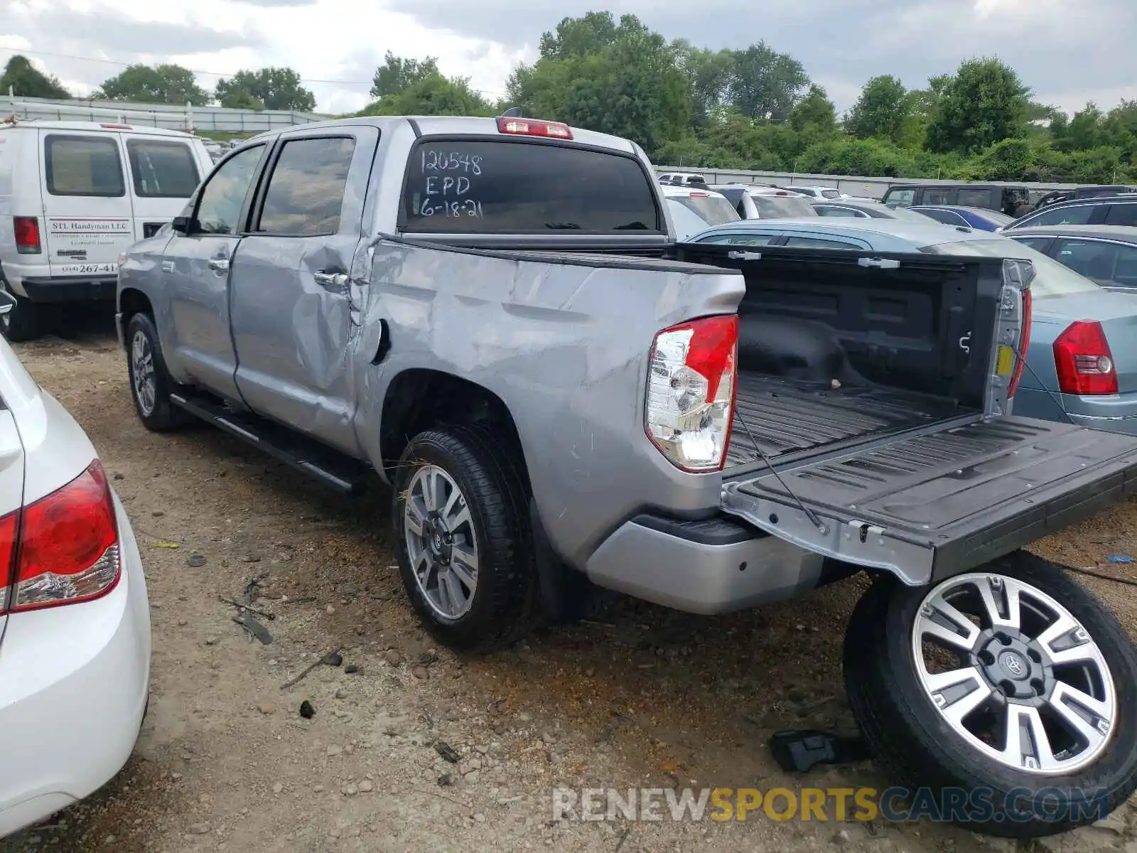 4 Photograph of a damaged car 5TFAY5F12MX971508 TOYOTA TUNDRA 2021