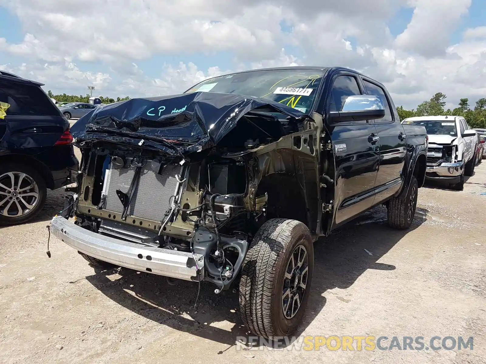 2 Photograph of a damaged car 5TFAY5F14MX992134 TOYOTA TUNDRA 2021