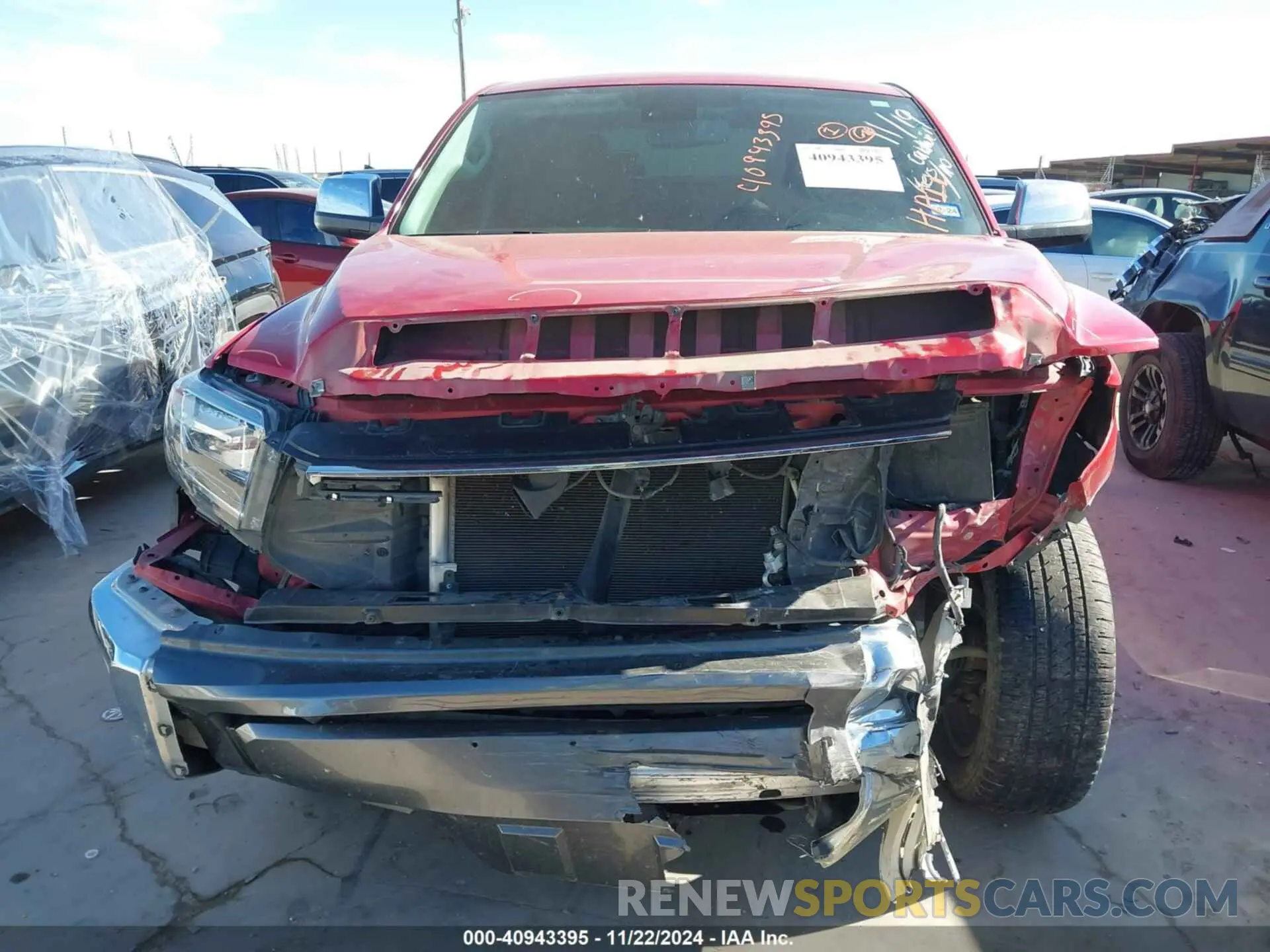 6 Photograph of a damaged car 5TFAY5F15MX985791 TOYOTA TUNDRA 2021