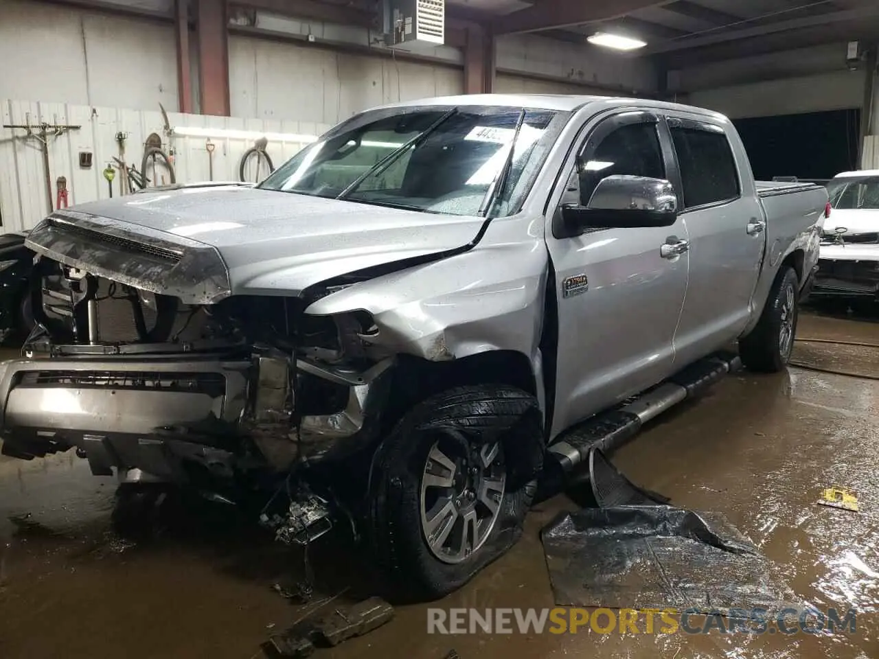 1 Photograph of a damaged car 5TFAY5F17MX008071 TOYOTA TUNDRA 2021