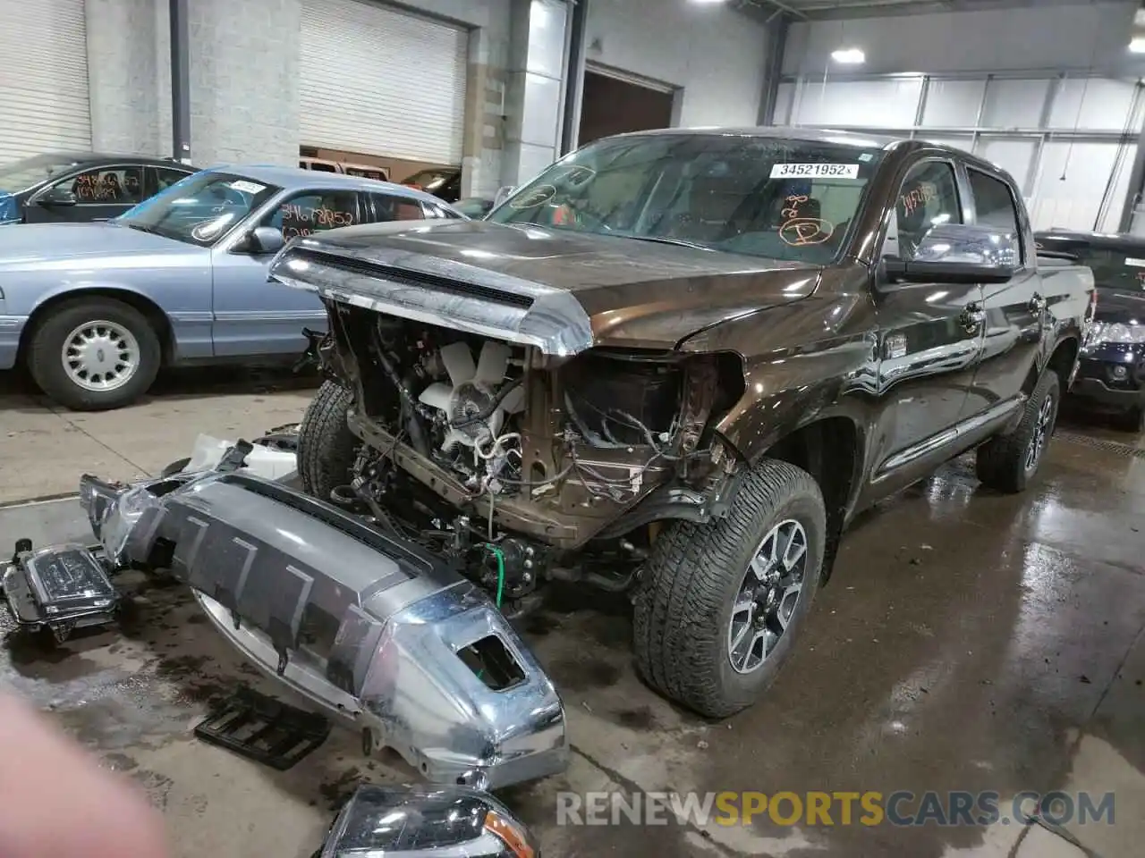 2 Photograph of a damaged car 5TFAY5F17MX026778 TOYOTA TUNDRA 2021