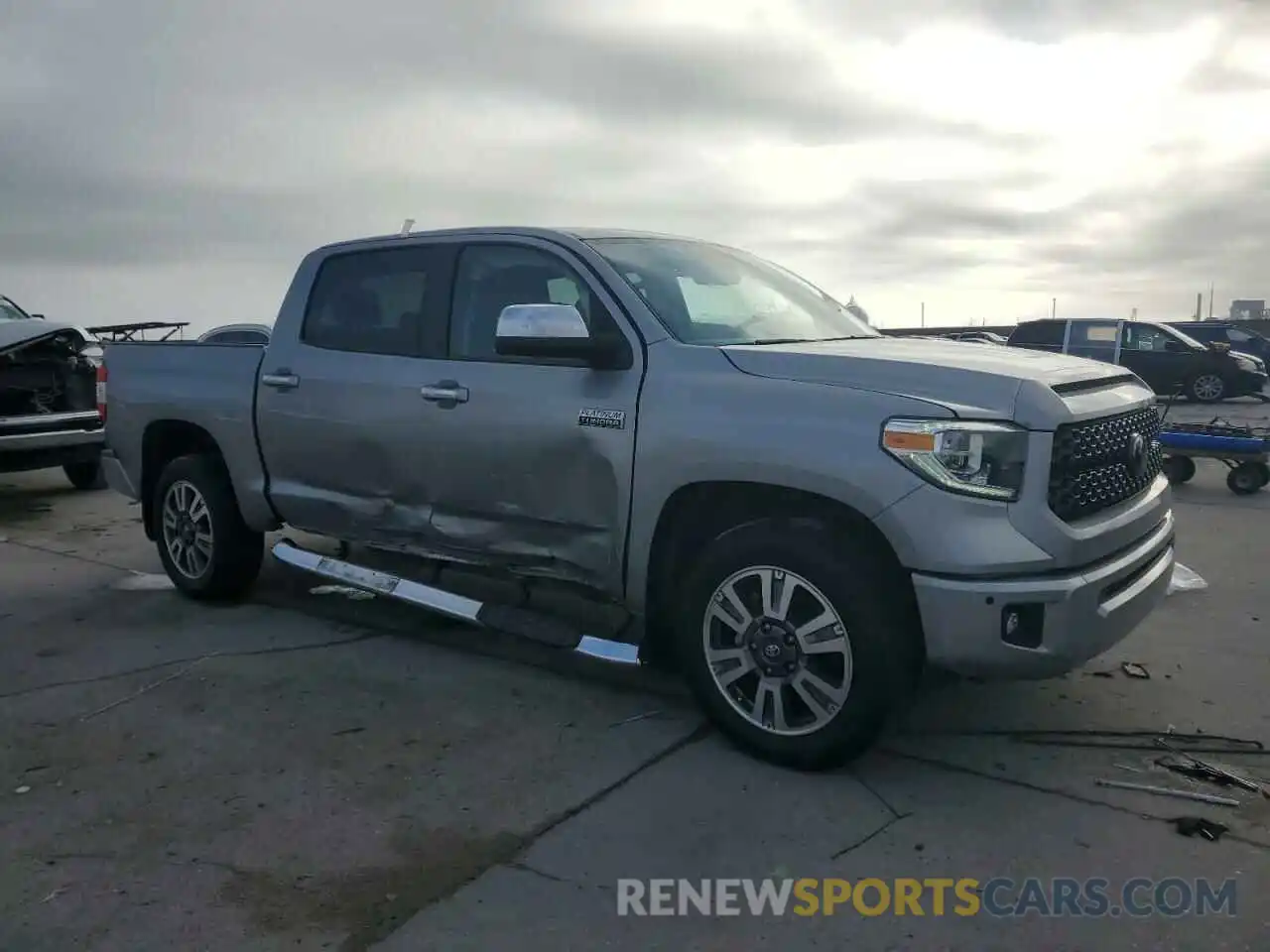 4 Photograph of a damaged car 5TFAY5F17MX985999 TOYOTA TUNDRA 2021